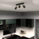 lafabryka.pl Lampa sufitowa JOKER GREEN/GOLD 3xGU10 MLP7719 Milagro